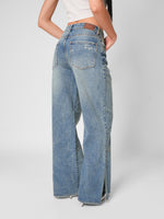 Load image into Gallery viewer, Jean Wide leg Sunset
