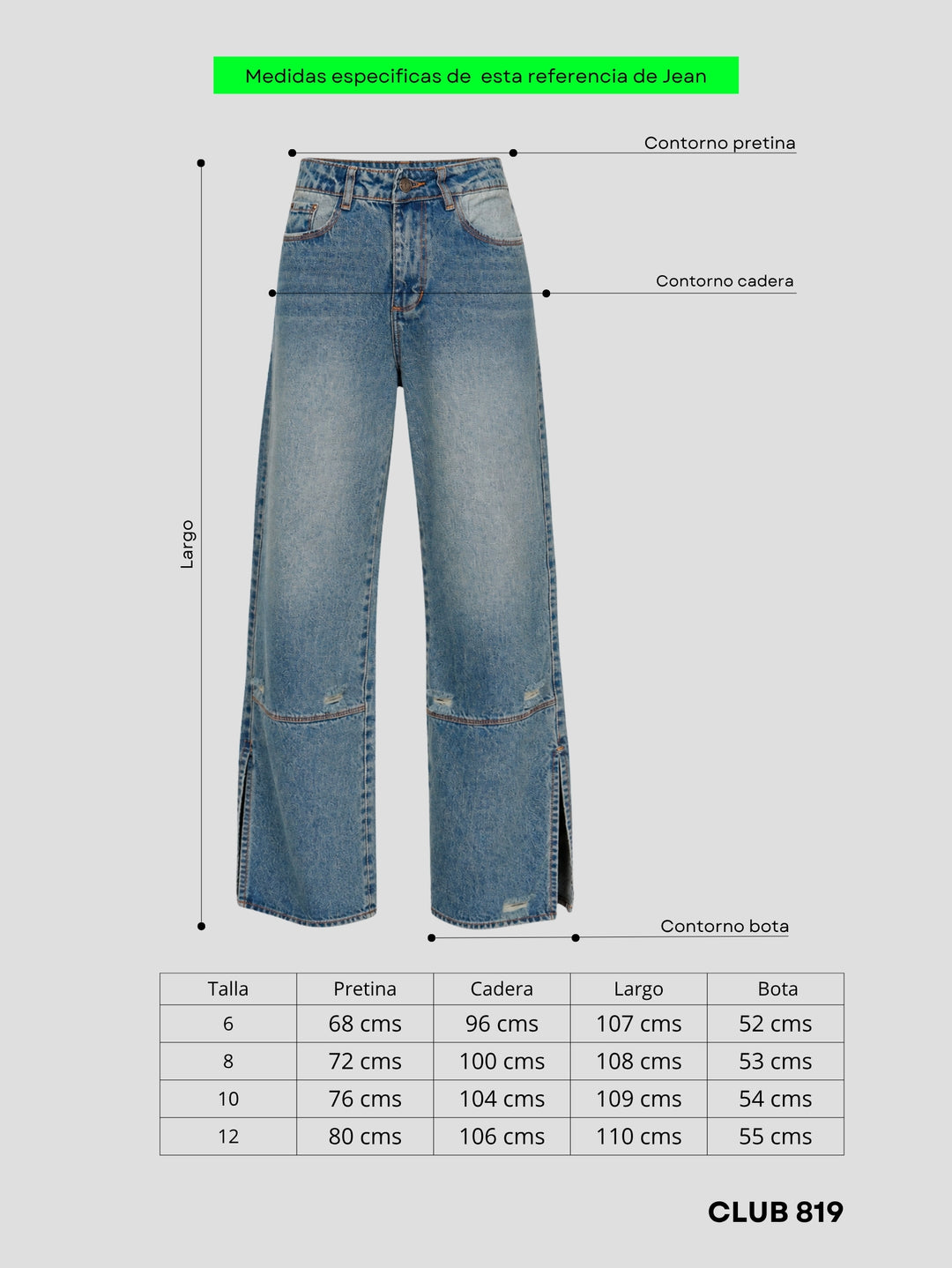 Jean Wide leg Sunset