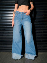 Load image into Gallery viewer, Jean wide leg No cover
