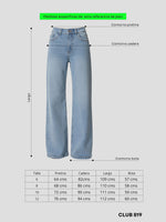 Load image into Gallery viewer, Jean wide leg paradise
