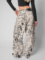 Load image into Gallery viewer, Jean baggy abstract
