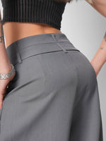 Load image into Gallery viewer, Pantalón wide leg reaktor gris
