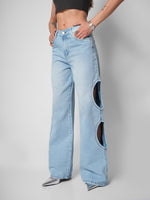 Load image into Gallery viewer, Jwan wide leg cut out
