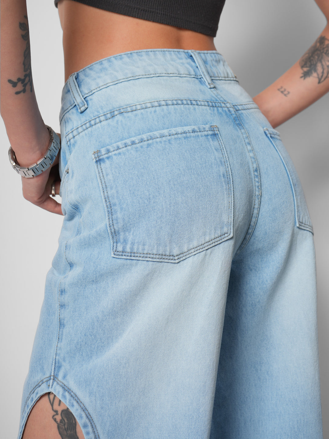 Jwan wide leg cut out