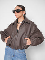 Load image into Gallery viewer, Chaqueta office coffee
