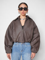 Load image into Gallery viewer, Chaqueta office coffee
