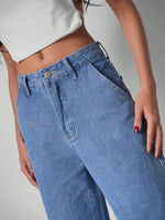Load image into Gallery viewer, Jean wide leg day dream
