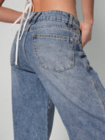 Load image into Gallery viewer, Jean wide leg moon wash
