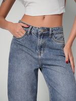 Load image into Gallery viewer, Jean wide leg moon wash
