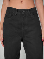 Load image into Gallery viewer, Jean wide leg black power
