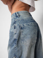 Load image into Gallery viewer, Jean baggy Velour
