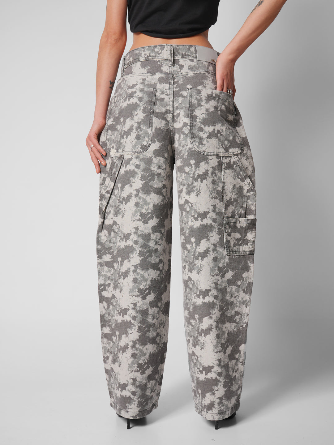 Jean baggy carpintero wild bloom