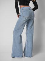 Load image into Gallery viewer, Jean wide leg paradise
