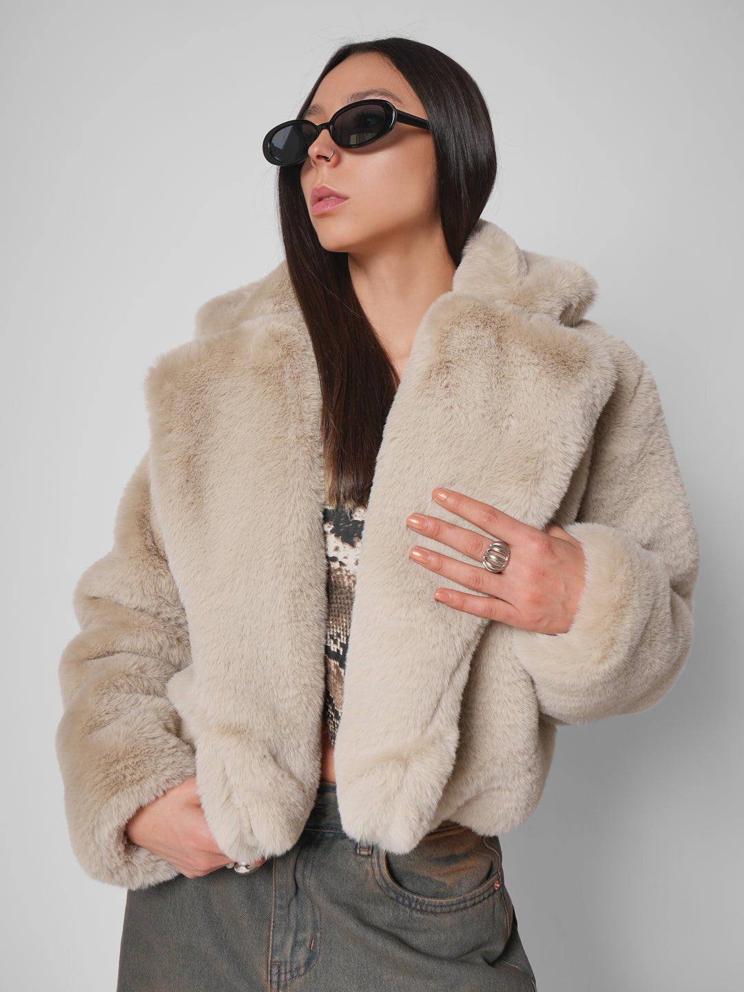 Abrigo euphoria beige