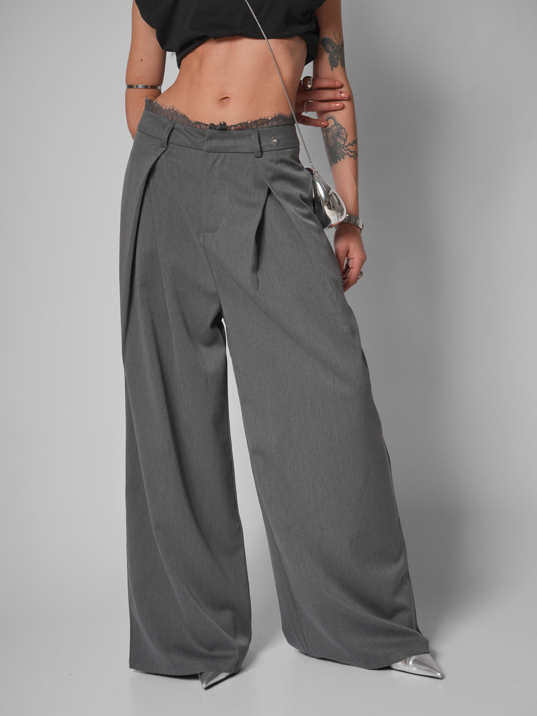 Pantalon prenses affair gris
