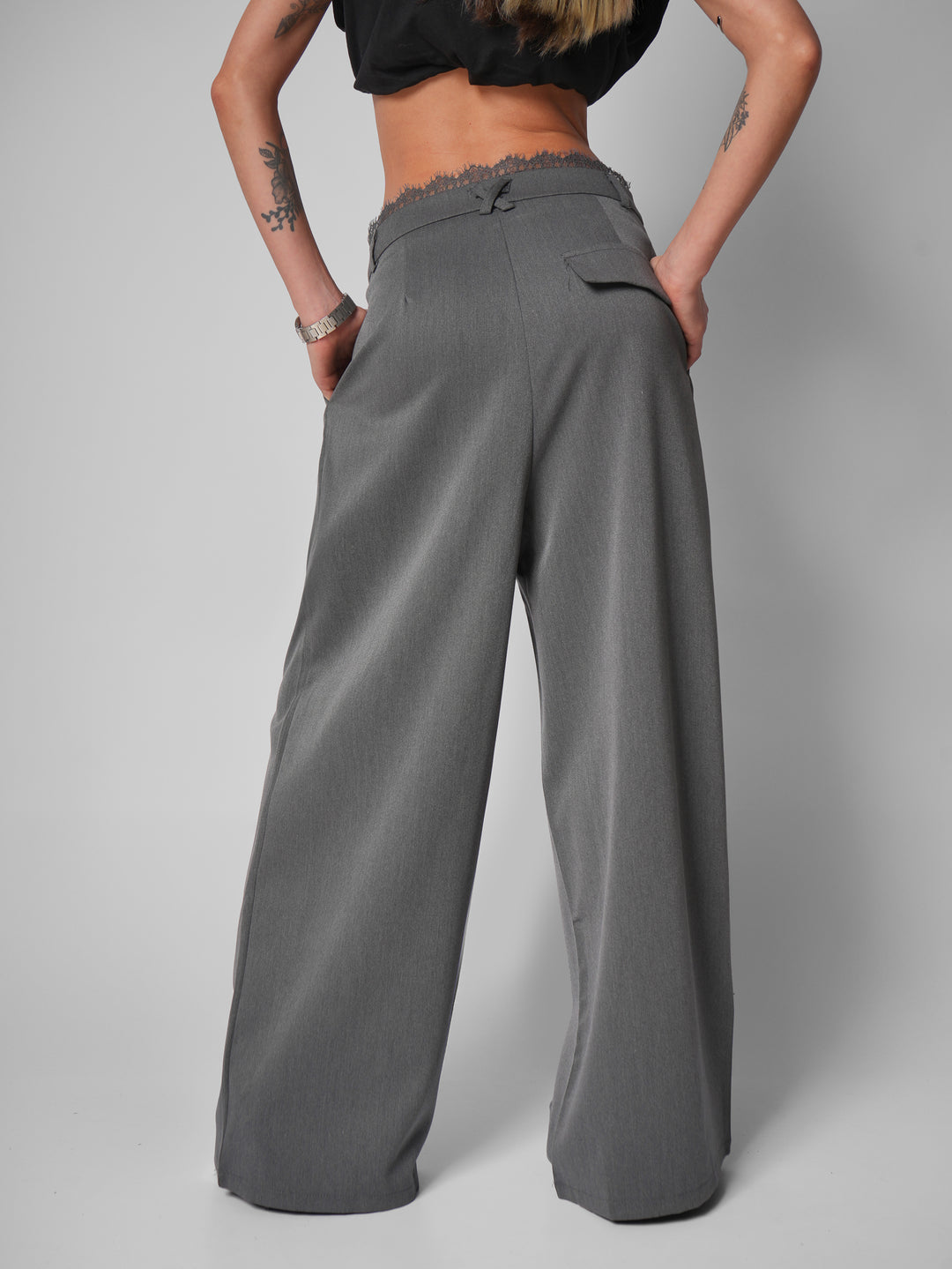 Pantalon prenses affair gris