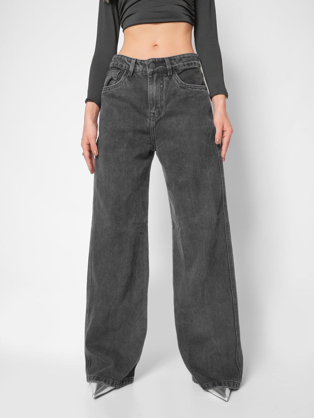 Jean wide leg Dark entry