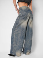 Load image into Gallery viewer, Jean baggy Noir
