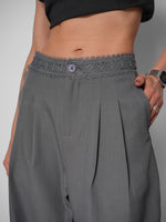 Load image into Gallery viewer, Pantalón Lace luv gris
