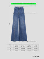 Load image into Gallery viewer, Jean wide leg offbeat
