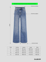 Load image into Gallery viewer, Jean wide leg moon wash
