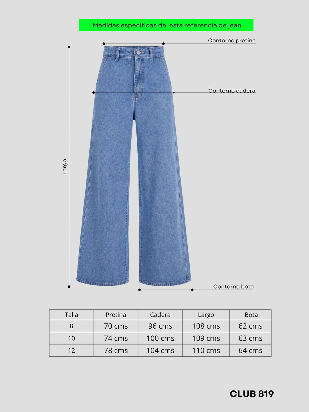 Jean wide leg day dream
