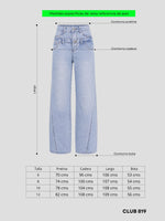 Load image into Gallery viewer, Jean wide leg faded
