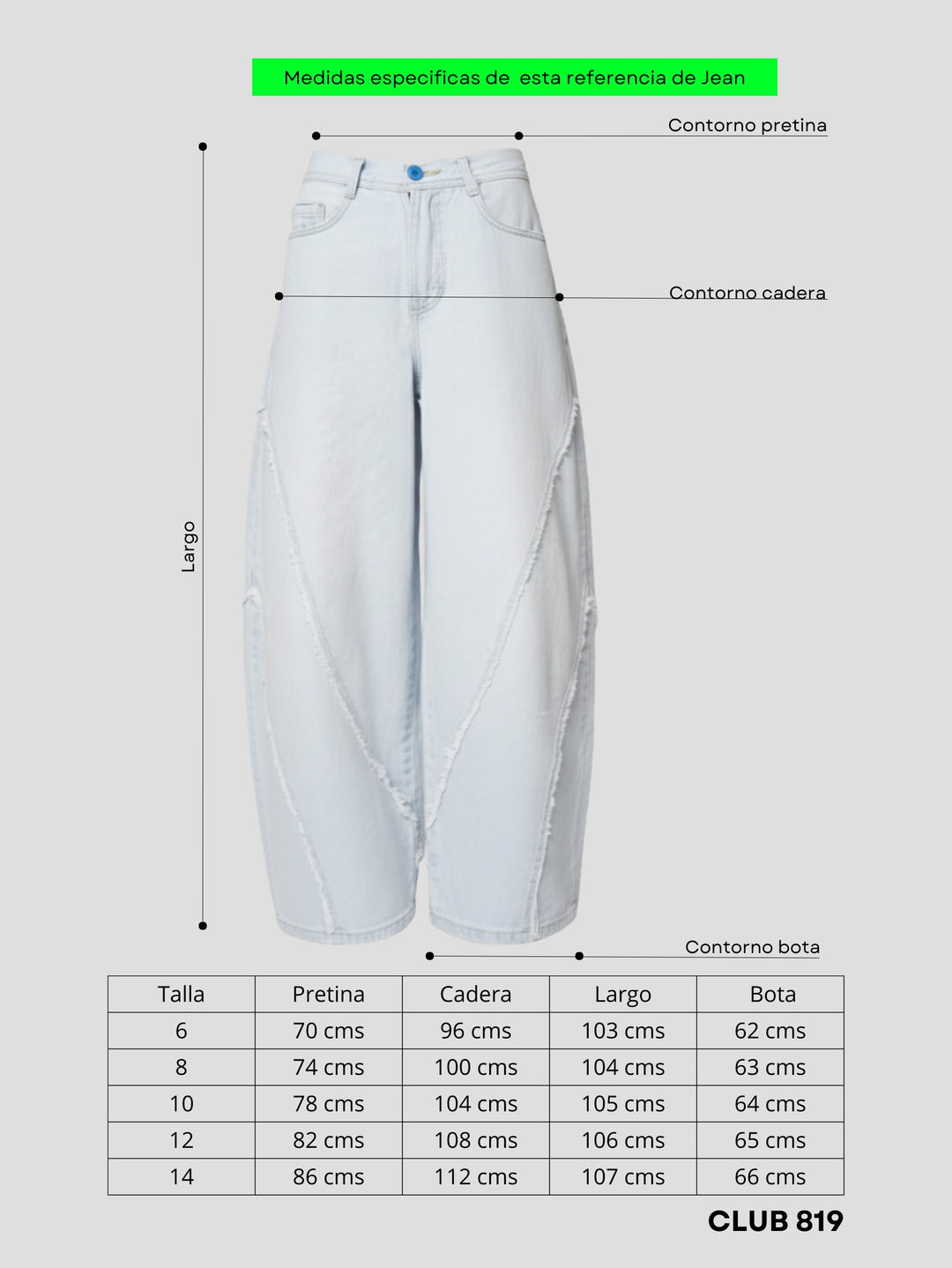 Jean Baggy Void Hielo