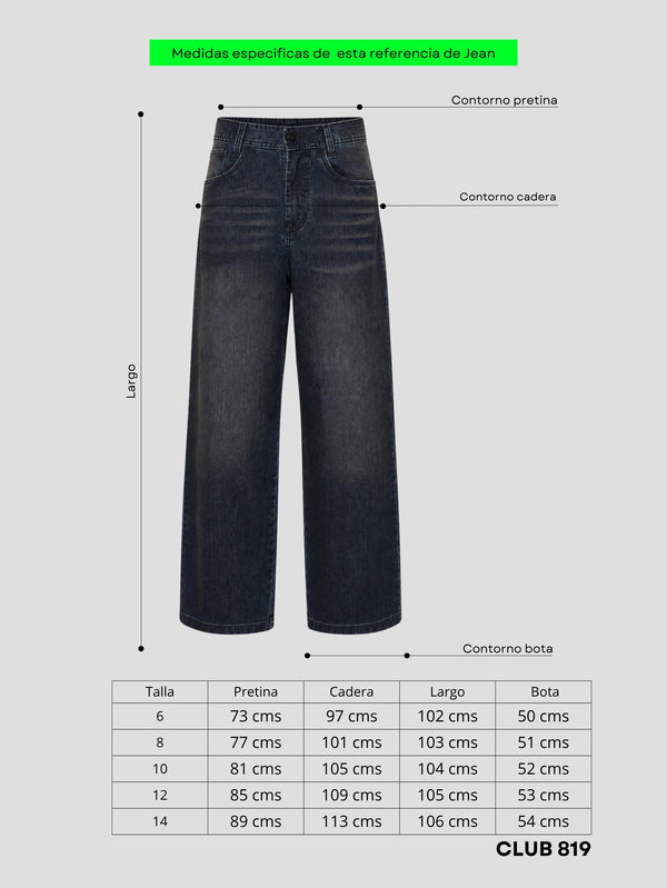 Jean baggy Velvet blue