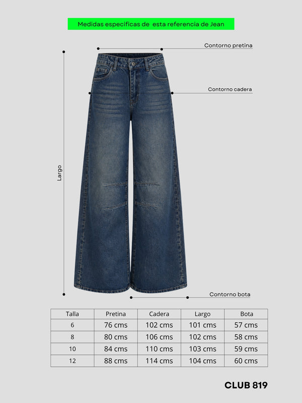 Jean baggy Indigo drift