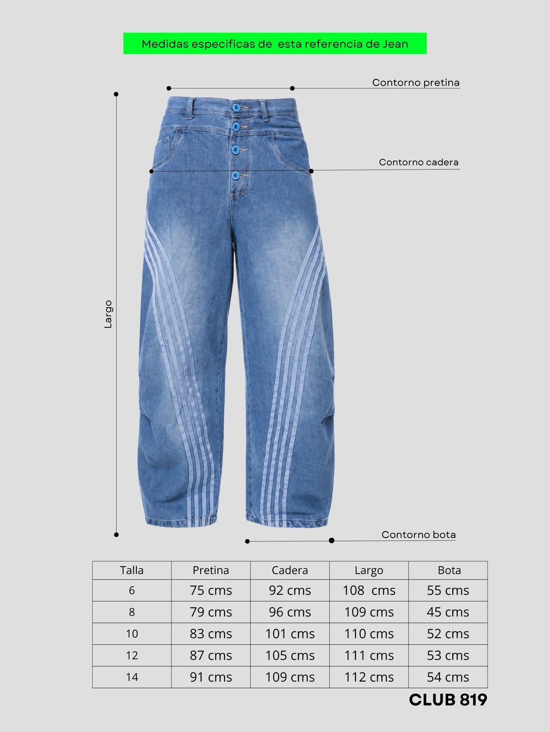 Jean baggy sporty