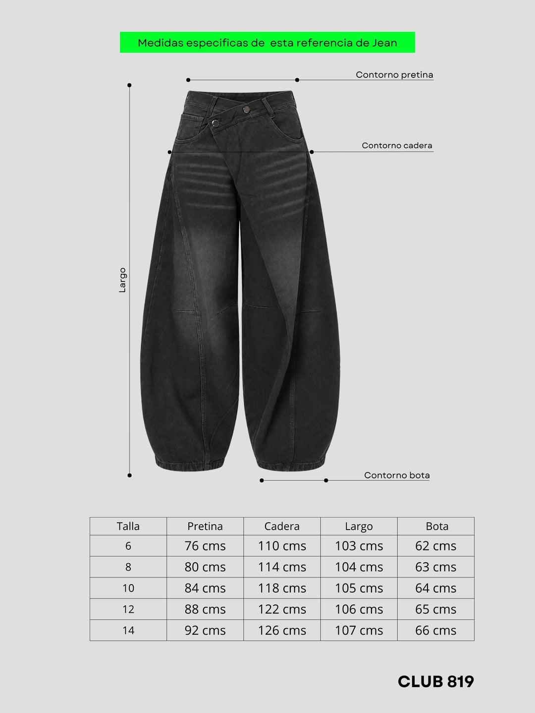 Jean super baggy Dark wave