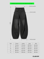 Load image into Gallery viewer, Jean super baggy Dark wave
