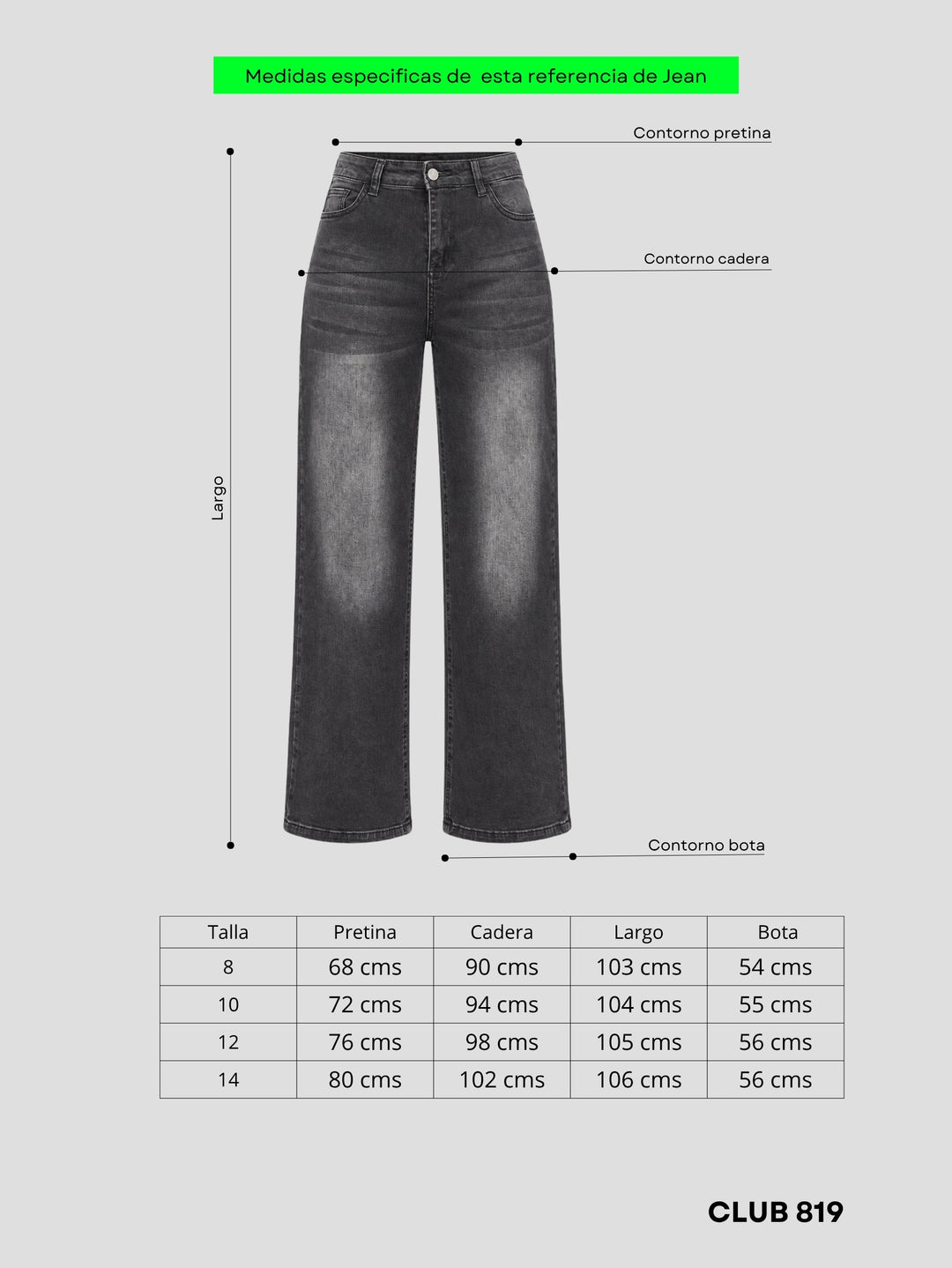 Jean wide leg Phase