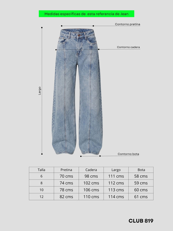 Jean Wide leg Lasgo