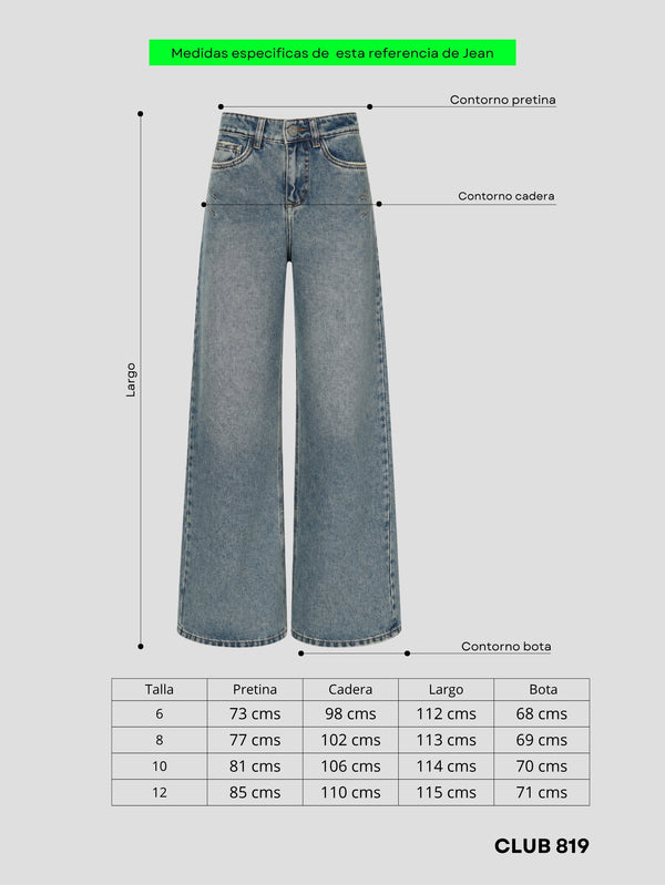 Jean wide Le pins vintage
