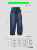 Load image into Gallery viewer, Jean Baggy Sunday blue
