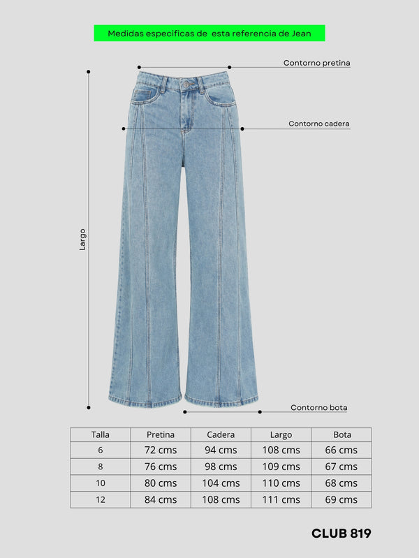 Jean wide Light circus
