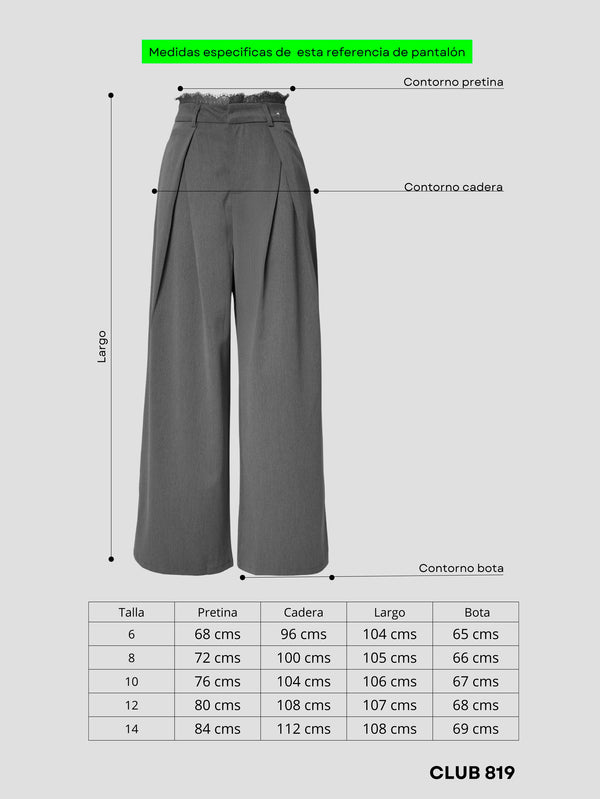 Pantalon prenses affair gris