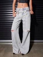 Load image into Gallery viewer, Jean wide leg after party

