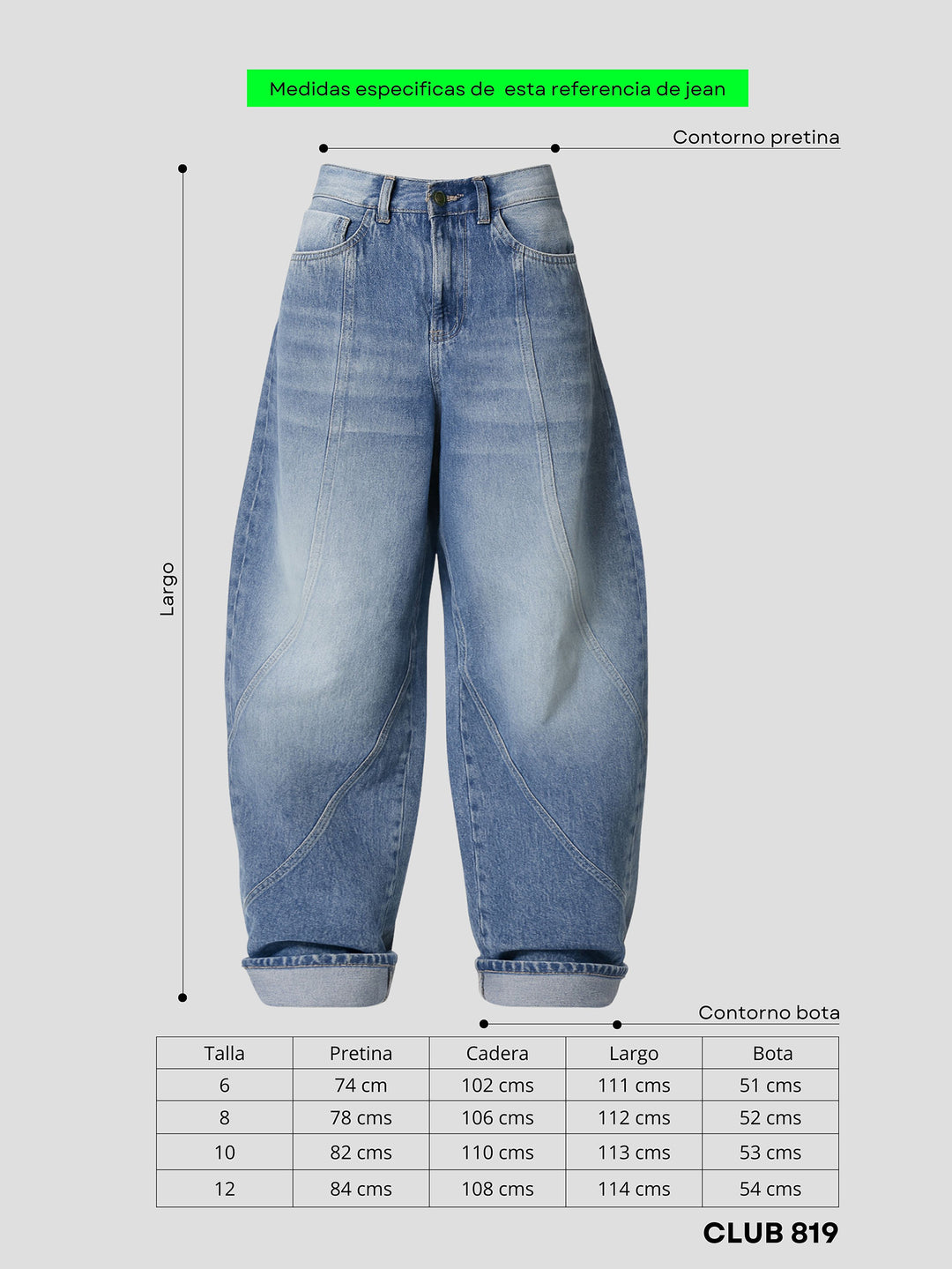 Jean Baggy Lustra