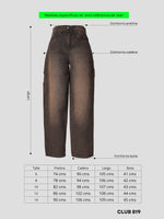 Load image into Gallery viewer, jean Baggy Burnout
