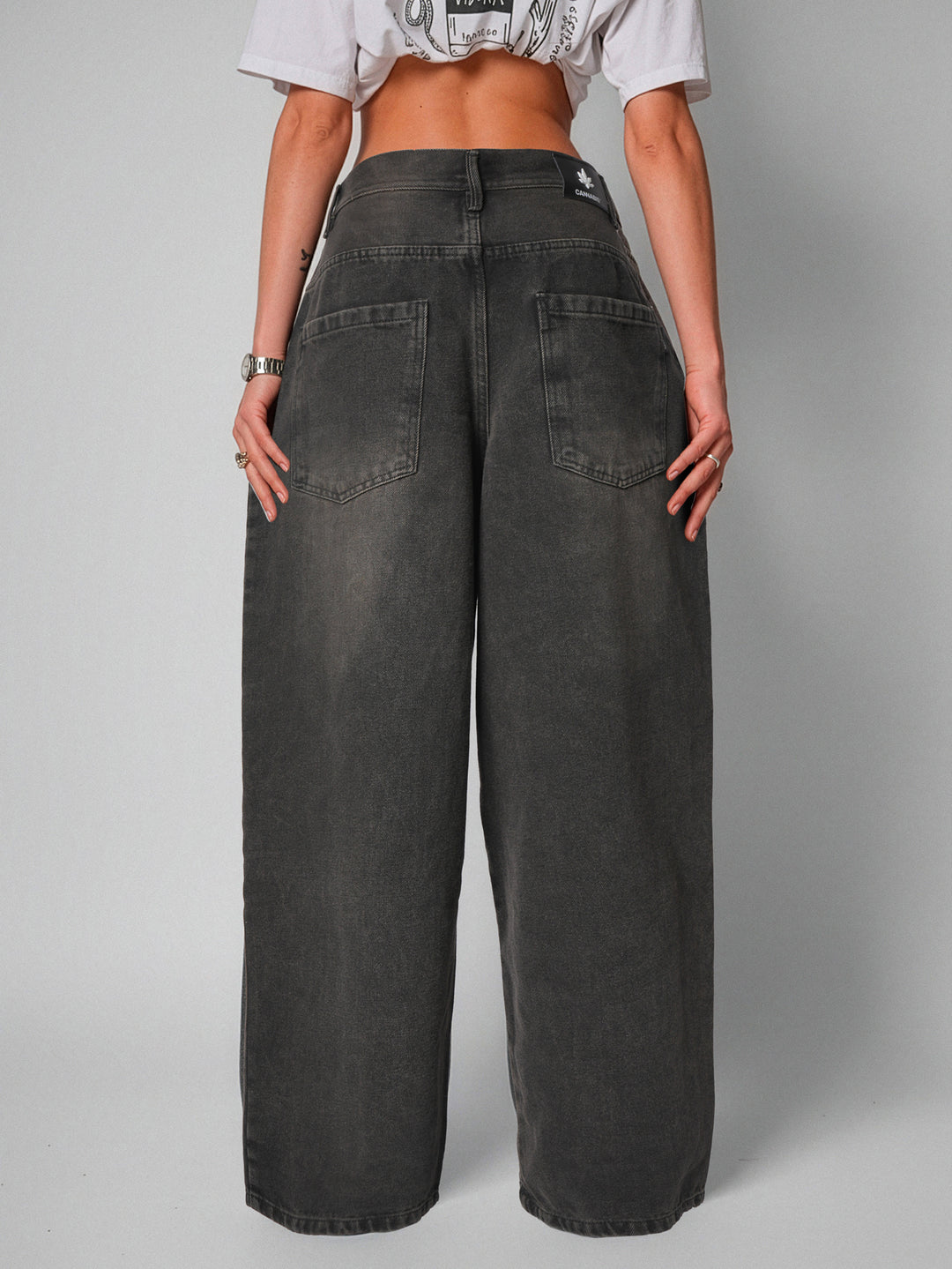 Jean Baggy Slow Burn dark