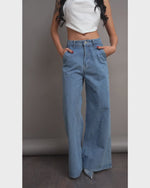 Load and play video in Gallery viewer, Jean wide leg day dream
