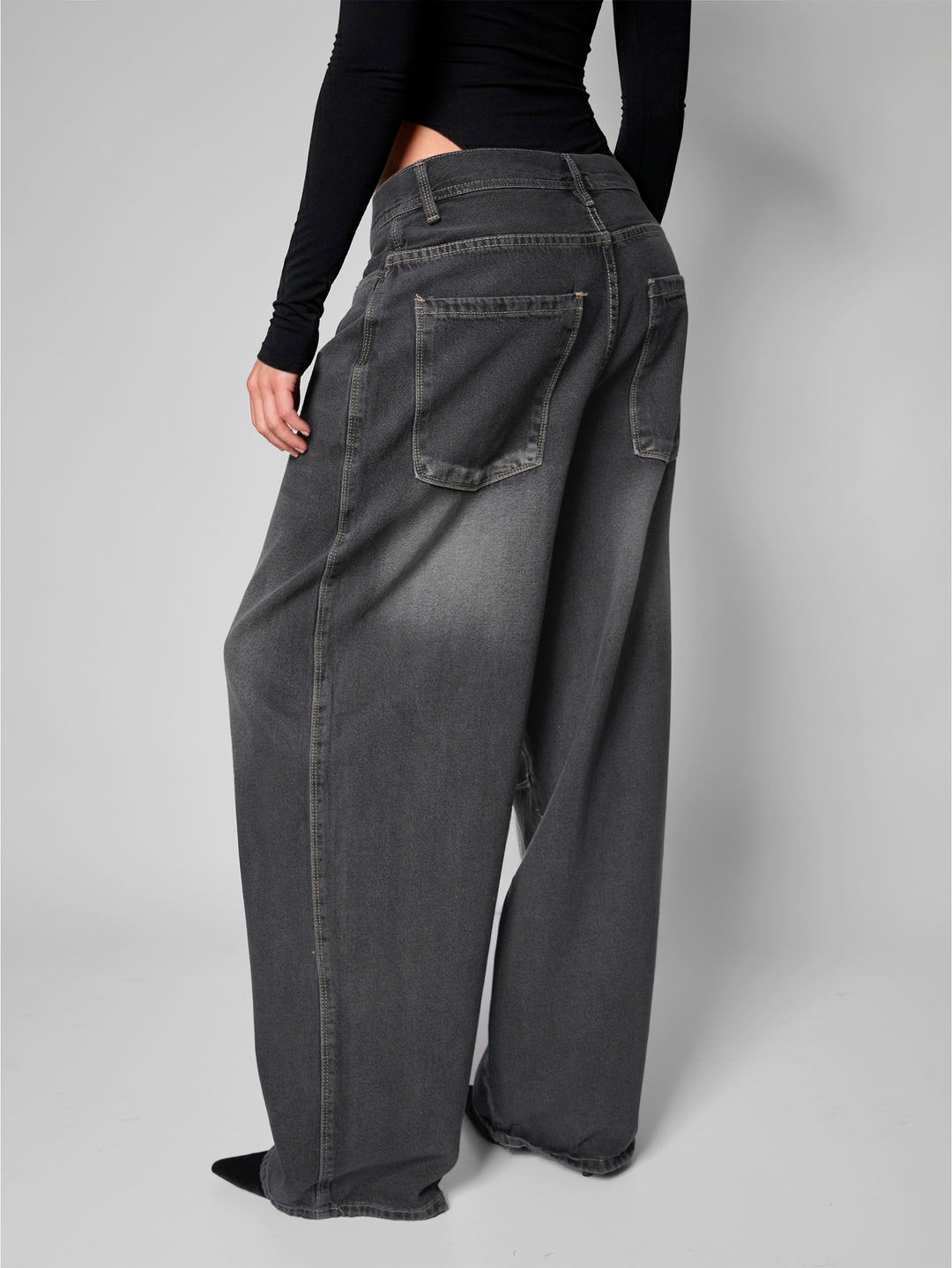 Jean Baggy slow gray