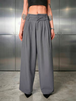 Load image into Gallery viewer, Pantalón wide leg reaktor gris
